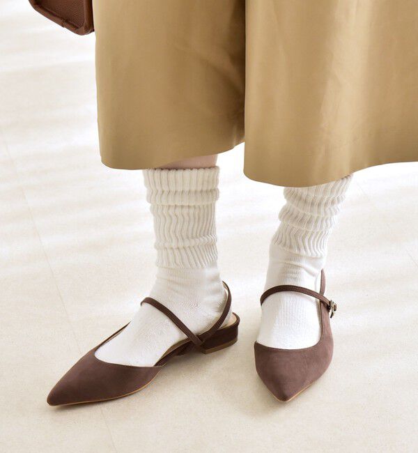 quaranciel「quaranciel: ポインテッド スリングバック パンプス」|パンプス|