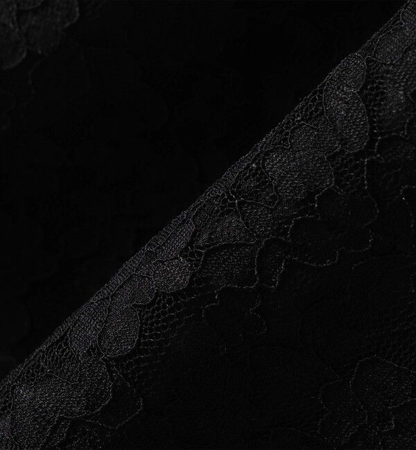 SHIPS any「SHIPS any:〈手洗い可能〉フラワー レース クルーネック ペプラム ブラウス」|シャツ・ブラウス|