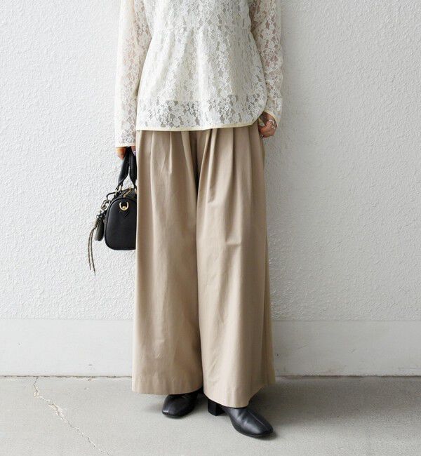 SHIPS any「SHIPS any:〈洗濯機可能〉タイプライター イージー ワイド パンツ」|その他|