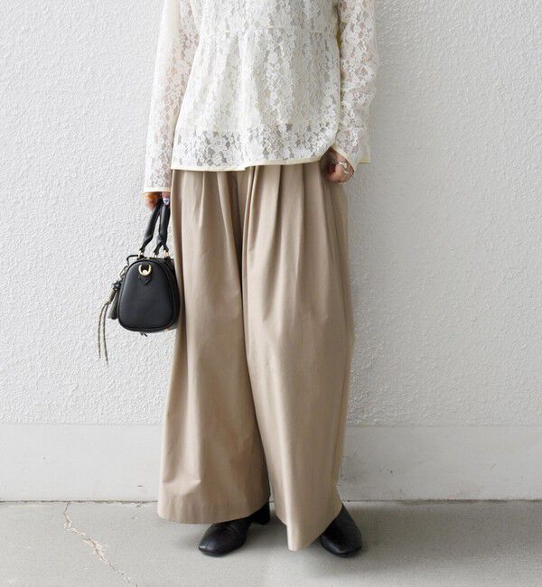 SHIPS any「SHIPS any:〈洗濯機可能〉タイプライター イージー ワイド パンツ」|その他|