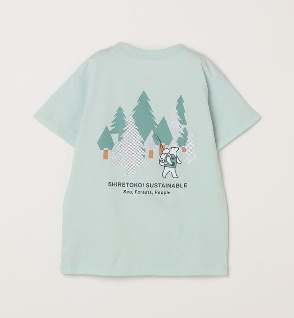 SHIPS any「THE NORTH FACE:  SHIRETOKO プリント Tシャツ<KIDS>」|Tシャツ・カットソー|