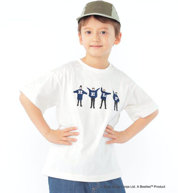 SHIPS KIDS「SHIPS KIDS:100～130cm /【THE BEATLES（ザ・ビートルズ）】半袖 Tシャツ」|Tシャツ・カットソー|