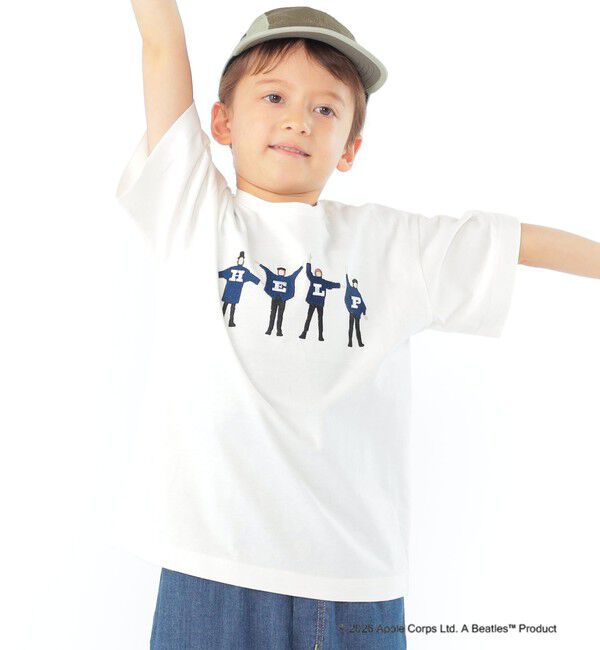 SHIPS KIDS「SHIPS KIDS:100～130cm /【THE BEATLES（ザ・ビートルズ）】半袖 Tシャツ」|Tシャツ・カットソー|