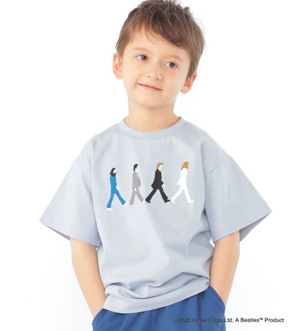 SHIPS KIDS「SHIPS KIDS:100～130cm /【THE BEATLES（ザ・ビートルズ）】半袖 Tシャツ」|Tシャツ・カットソー|