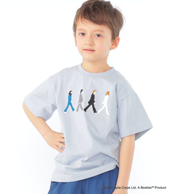 SHIPS KIDS「SHIPS KIDS:100～130cm /【THE BEATLES（ザ・ビートルズ）】半袖 Tシャツ」|Tシャツ・カットソー|