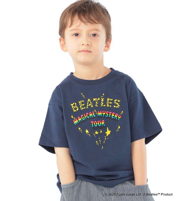 SHIPS KIDS「SHIPS KIDS:100～130cm /【THE BEATLES（ザ・ビートルズ）】半袖 Tシャツ」|Tシャツ・カットソー|