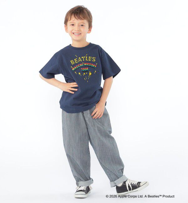 SHIPS KIDS「SHIPS KIDS:100～130cm /【THE BEATLES（ザ・ビートルズ）】半袖 Tシャツ」|Tシャツ・カットソー|