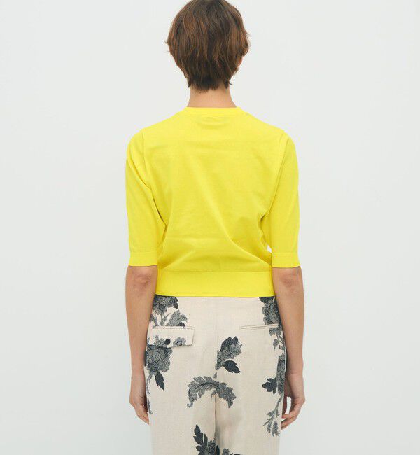 ファインポリエステル ハーフスリーブポケットカーディガン（CABaN