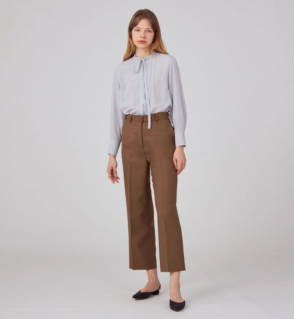 Ballsey「ライトカルゼ センタープレスストレートパンツ」|その他|