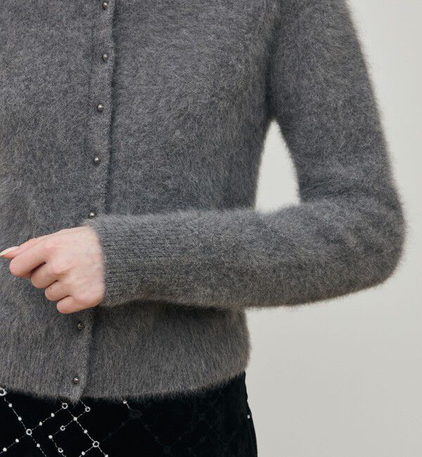フォックスカシミヤ クルーネックカーディガン（DES PRES）｜ルミネの