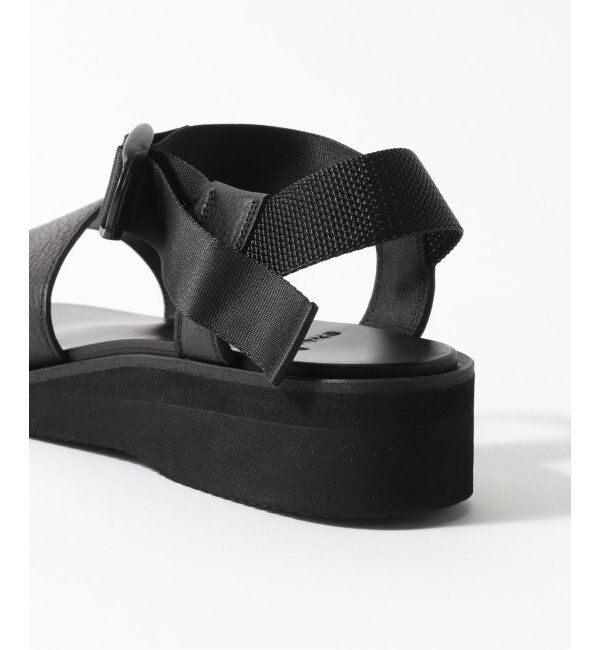 EDIFICE「FOOT WORKS (フットワークス) グレインレザーサンダル F01-0003」|サンダル|