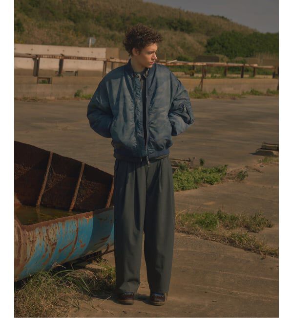 J.S.Homestead「J.S.Homestead / ダークリー MA-1」|ブルゾン・スタジャン|