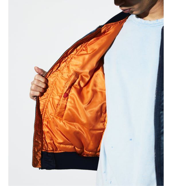 J.S.Homestead「J.S.Homestead / ダークリー MA-1」|ブルゾン・スタジャン|