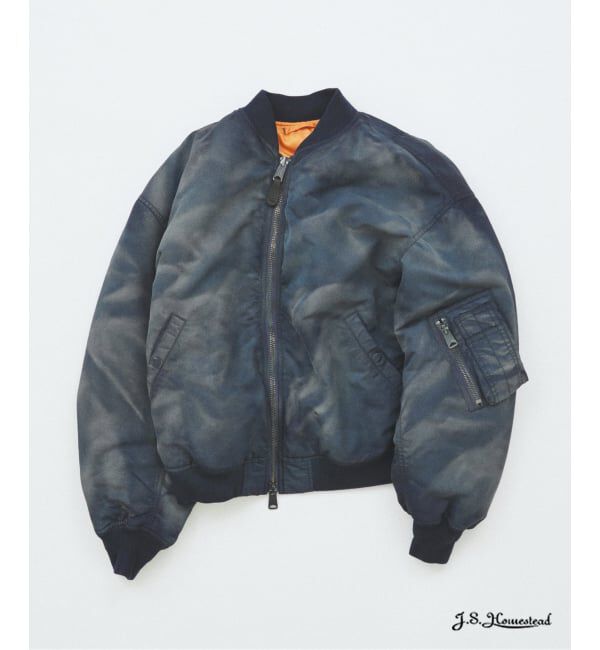 J.S.Homestead「J.S.Homestead / ダークリー MA-1」|ブルゾン・スタジャン|