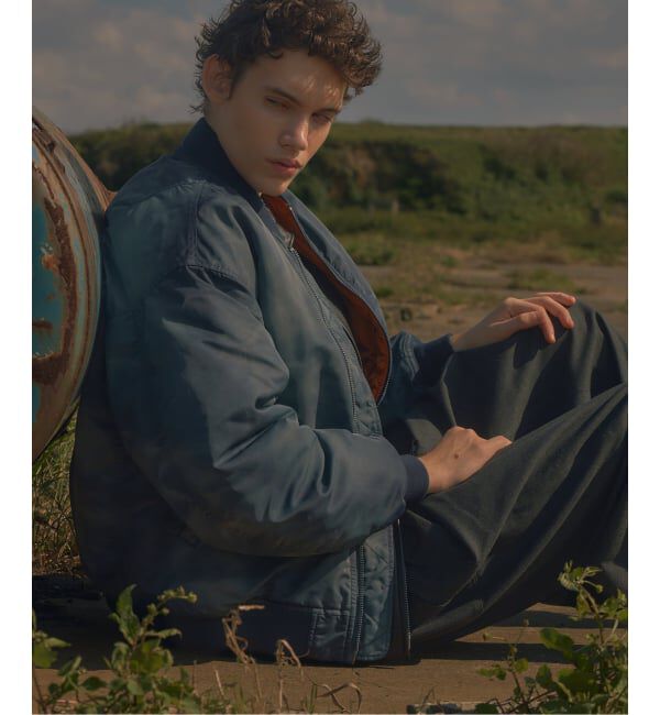 J.S.Homestead「J.S.Homestead / ダークリー MA-1」|ブルゾン・スタジャン|