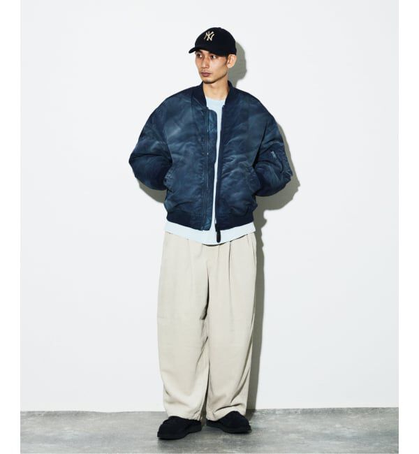 J.S.Homestead「J.S.Homestead / ダークリー MA-1」|ブルゾン・スタジャン|