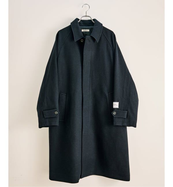 JOURNAL STANDARD relume「フレンチ メリノウール バルマカーン コート」|ステンカラーコート|ブラック