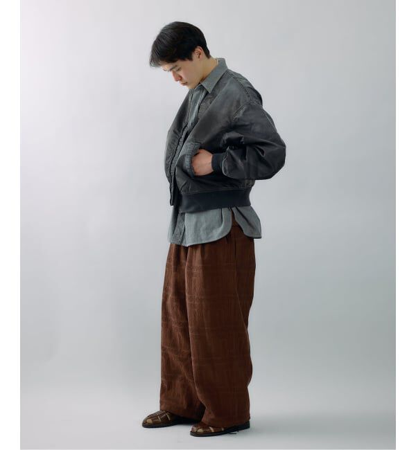 J.S.Homestead「J.S.Homestead / ノー カラー MA-1」|ブルゾン・スタジャン|