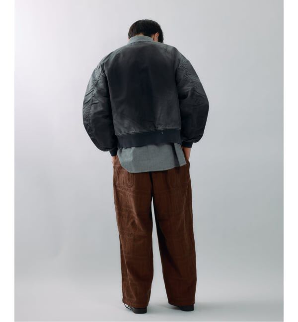 J.S.Homestead「J.S.Homestead / ノー カラー MA-1」|ブルゾン・スタジャン|