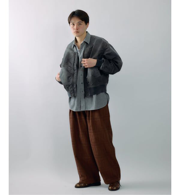 J.S.Homestead「J.S.Homestead / ノー カラー MA-1」|ブルゾン・スタジャン|