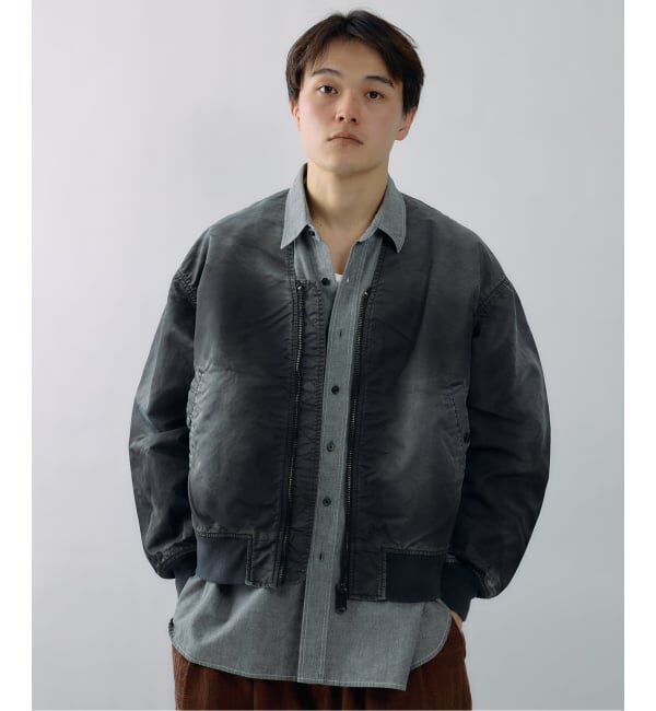 J.S.Homestead「J.S.Homestead / ノー カラー MA-1」|ブルゾン・スタジャン|