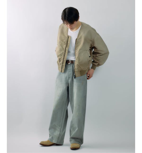 J.S.Homestead「J.S.Homestead / ノー カラー MA-1」|ブルゾン・スタジャン|