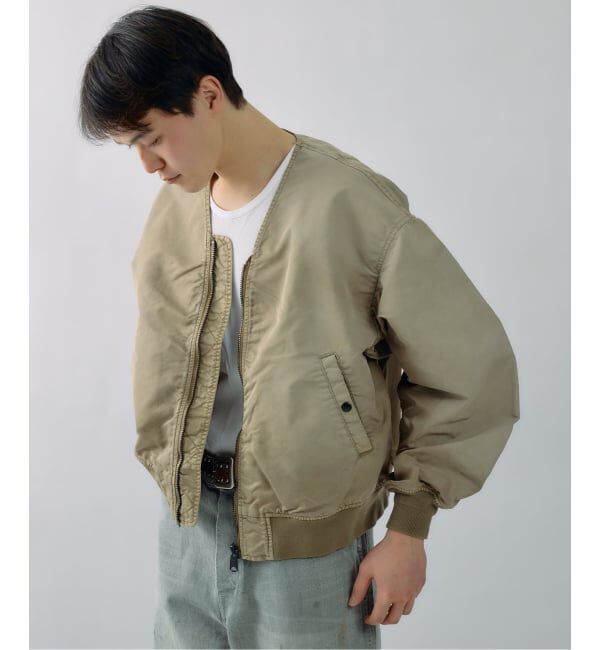 J.S.Homestead「J.S.Homestead / ノー カラー MA-1」|ブルゾン・スタジャン|