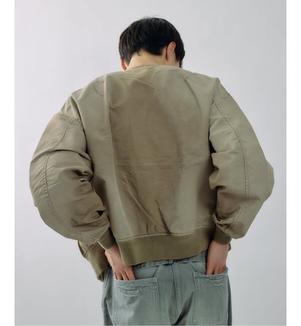 J.S.Homestead「J.S.Homestead / ノー カラー MA-1」|ブルゾン・スタジャン|