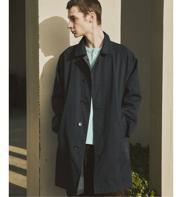 JOURNAL STANDARD「チェック リバーシブル ステンカラー コート」|ステンカラーコート|