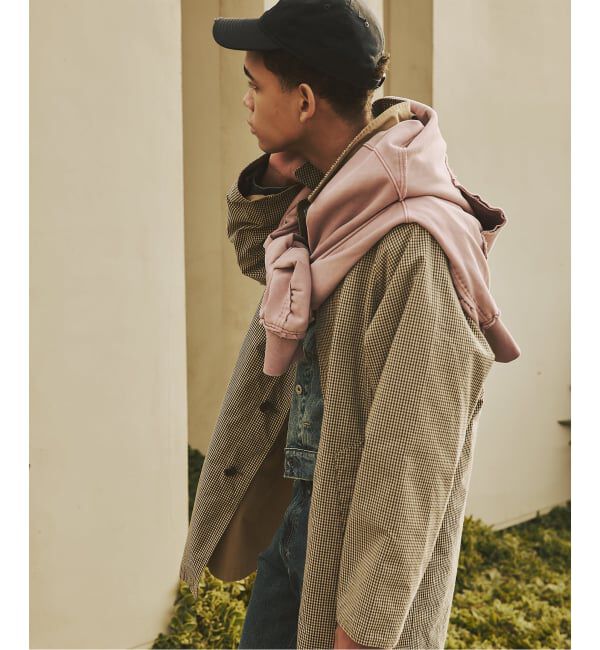 JOURNAL STANDARD「チェック リバーシブル ステンカラー コート」|ステンカラーコート|