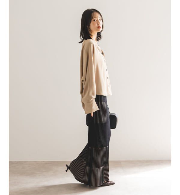 NOBLE「《追加》エステルダブルクロスカーデブラウス3」|シャツ・ブラウス|