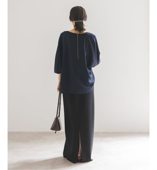 NOBLE「《追加》エステルダブルクロスカーデブラウス3」|シャツ・ブラウス|