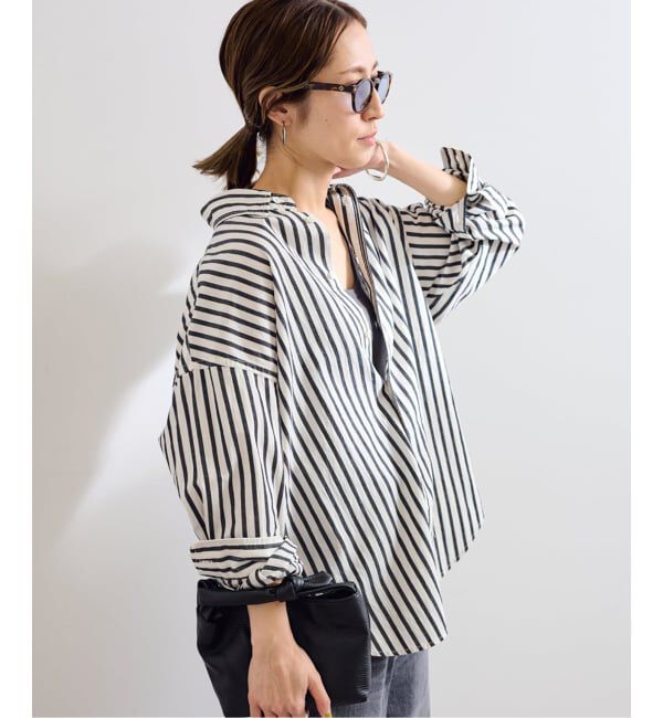 FRAMeWORK「≪WEB限定 / 追加≫コットンストライプレギュラーカラーシャツ」|シャツ・ブラウス|