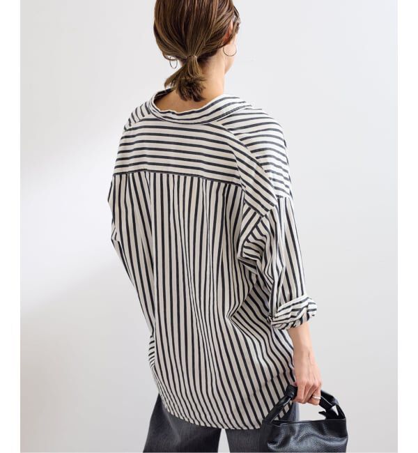 FRAMeWORK「≪WEB限定 / 追加≫コットンストライプレギュラーカラーシャツ」|シャツ・ブラウス|