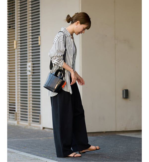 FRAMeWORK「≪WEB限定 / 追加≫コットンストライプレギュラーカラーシャツ」|シャツ・ブラウス|