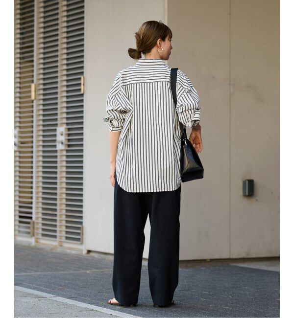 FRAMeWORK「≪WEB限定 / 追加≫コットンストライプレギュラーカラーシャツ」|シャツ・ブラウス|