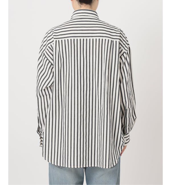 FRAMeWORK「≪WEB限定 / 追加≫コットンストライプレギュラーカラーシャツ」|シャツ・ブラウス|