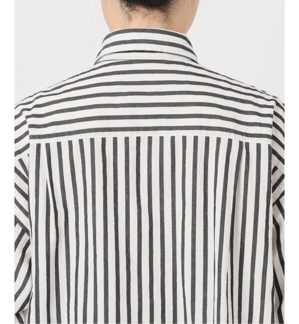 FRAMeWORK「≪WEB限定 / 追加≫コットンストライプレギュラーカラーシャツ」|シャツ・ブラウス|