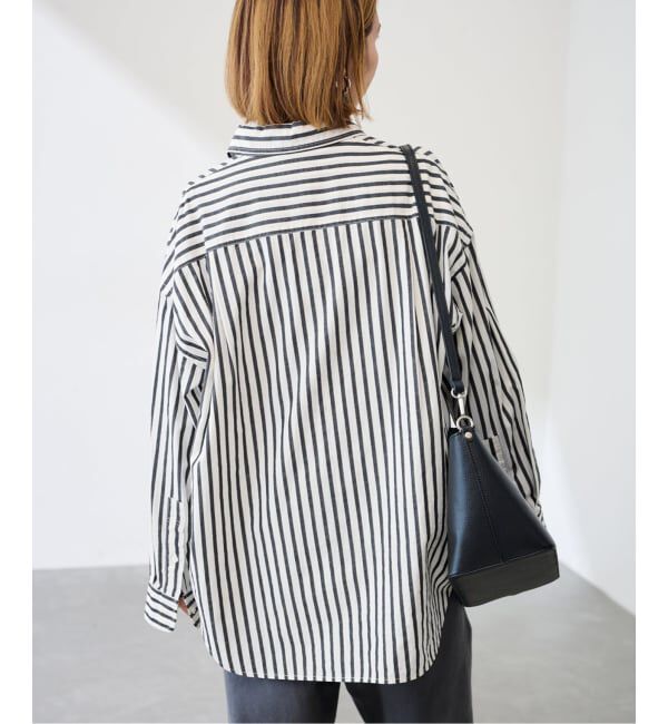 FRAMeWORK「≪WEB限定 / 追加≫コットンストライプレギュラーカラーシャツ」|シャツ・ブラウス|