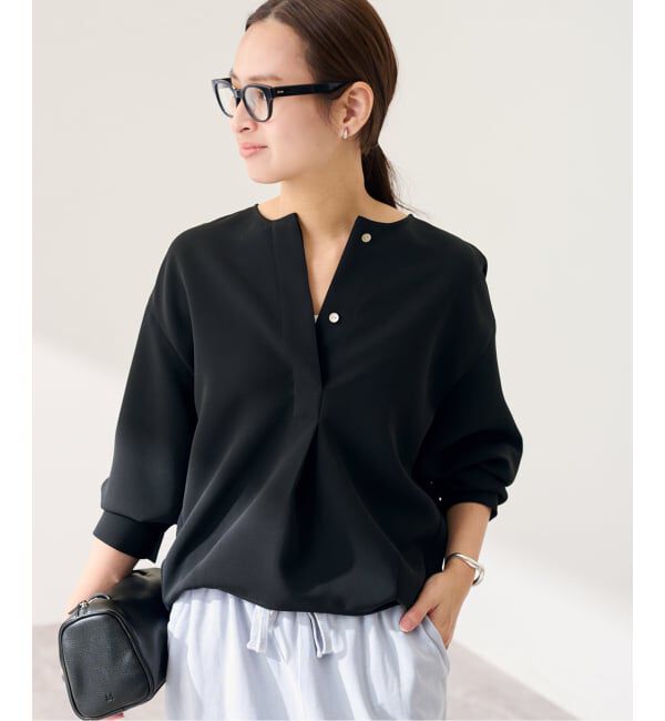 FRAMeWORK「≪WEB限定 / 追加予約≫ライトダブルクロスコクーンブラウス」|シャツ・ブラウス|