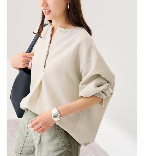 FRAMeWORK「≪WEB限定 / 追加予約≫ライトダブルクロスコクーンブラウス」|シャツ・ブラウス|