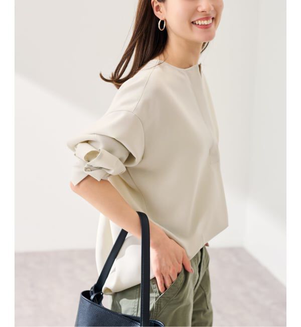 FRAMeWORK「≪WEB限定 / 追加予約≫ライトダブルクロスコクーンブラウス」|シャツ・ブラウス|