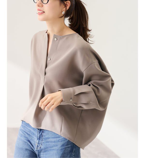 FRAMeWORK「≪WEB限定 / 追加予約≫ライトダブルクロスコクーンブラウス」|シャツ・ブラウス|