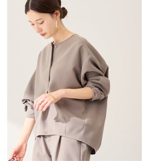 FRAMeWORK「≪WEB限定 / 追加予約≫ライトダブルクロスコクーンブラウス」|シャツ・ブラウス|ベージュ