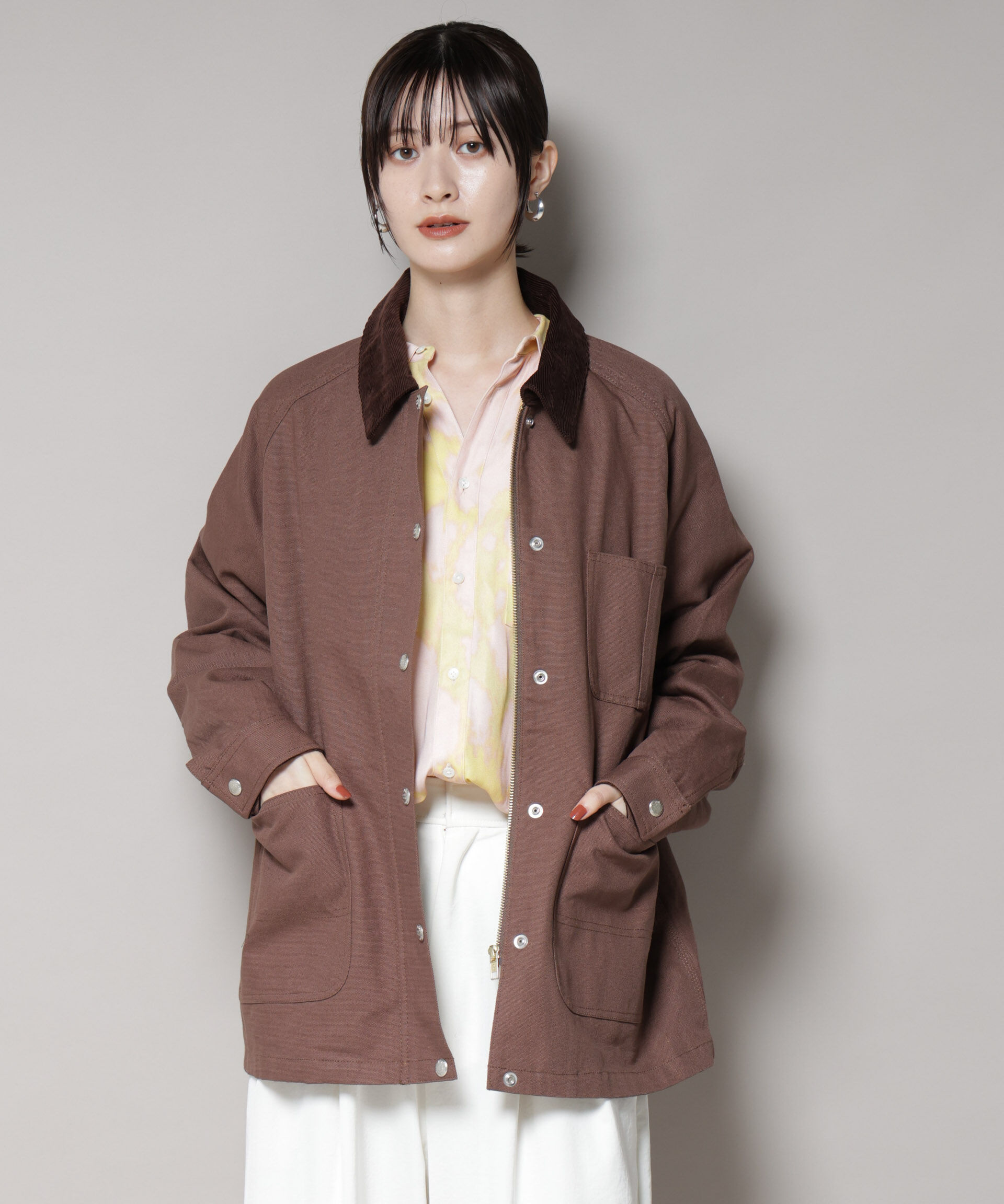 nano･universe「UNIVERSAL OVERALL/LINING OX COVERALL」|ブルゾン・スタジャン|