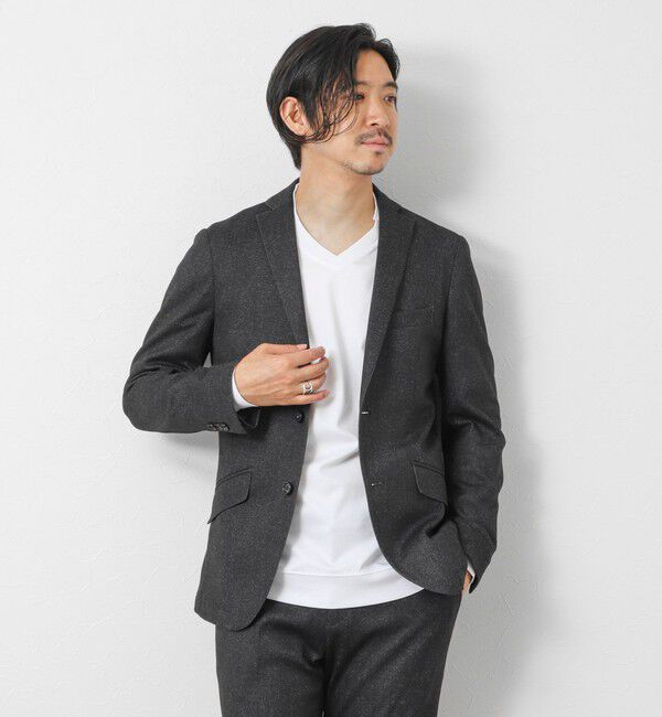 NOLLEY'S goodman「《ビジカジ対応》シルケットスムースドレスL/S V Tシャツ 25AW」|Tシャツ・カットソー|