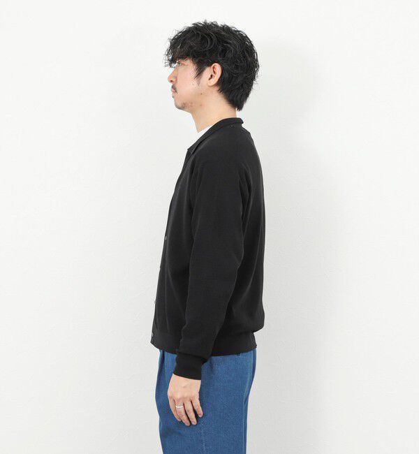 NOLLEY'S goodman「《SERIYA Cotton》吸湿カノコ襟付きカーディガン 26SS」|カーディガン|