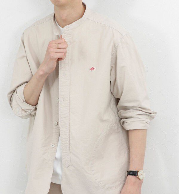 NOLLEY'S goodman「【DANTON/ダントン】DT-B0280SOX BAND COLLAR SHIRT LS 26SS」|シャツ・ブラウス|