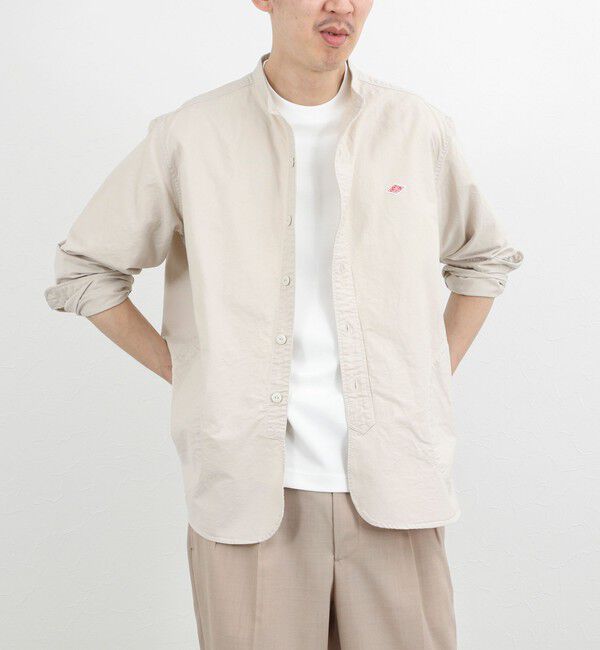 NOLLEY'S goodman「【DANTON/ダントン】DT-B0280SOX BAND COLLAR SHIRT LS 26SS」|シャツ・ブラウス|