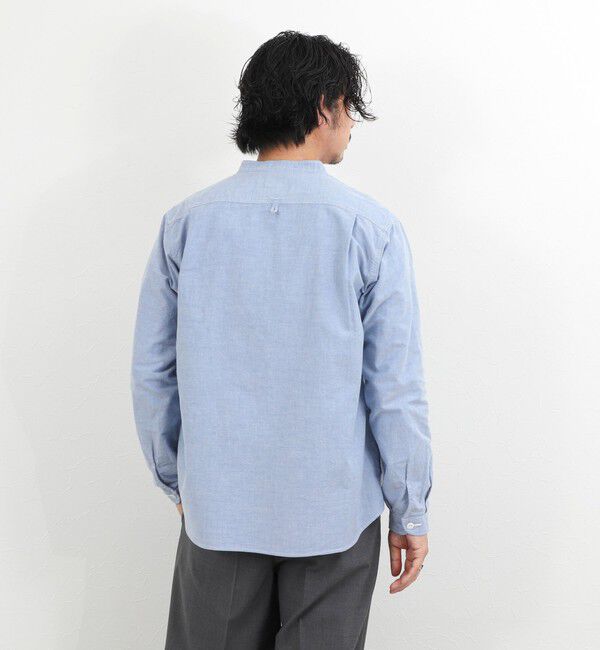 NOLLEY'S goodman「【DANTON/ダントン】DT-B0280SOX BAND COLLAR SHIRT LS 26SS」|シャツ・ブラウス|